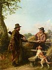 William Bromley III Country Conversation painting